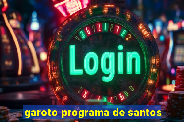 garoto programa de santos